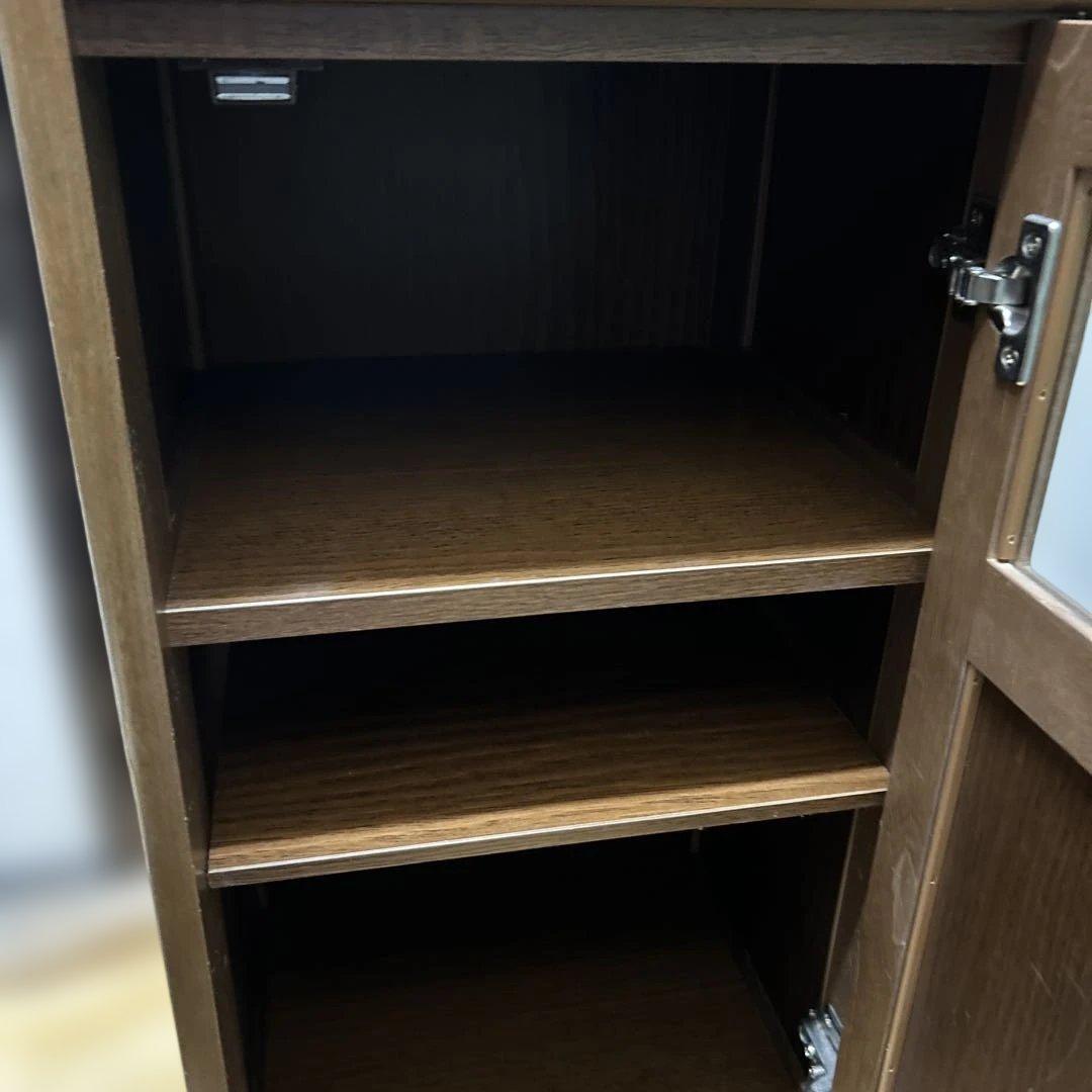 karimoku カリモク 電話台 キャビネット 木製 サイドチェスト 中古