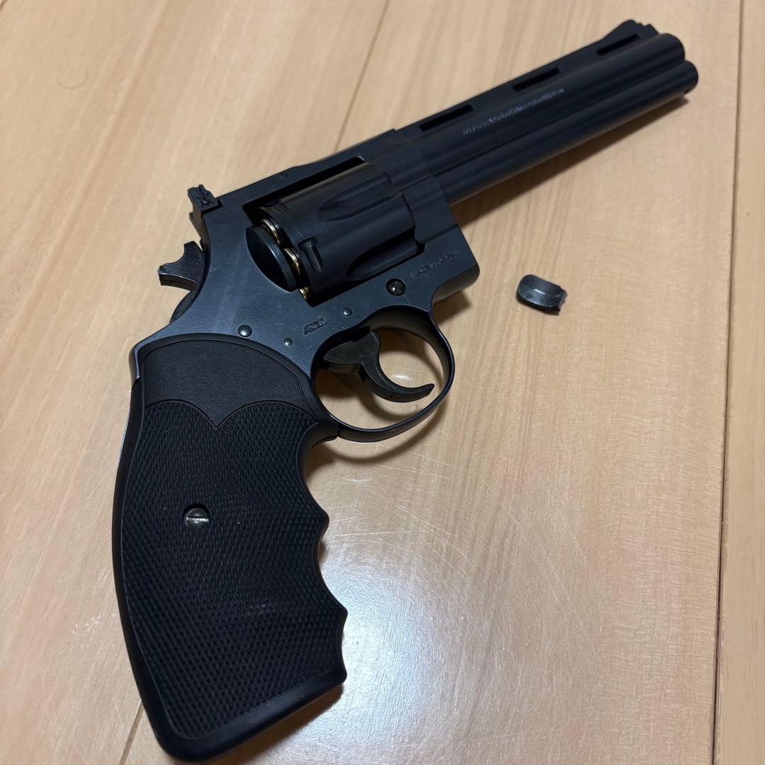 ジャンク】コルトパイソン6㌅後期型 動作確認済品 東京マルイ ガス