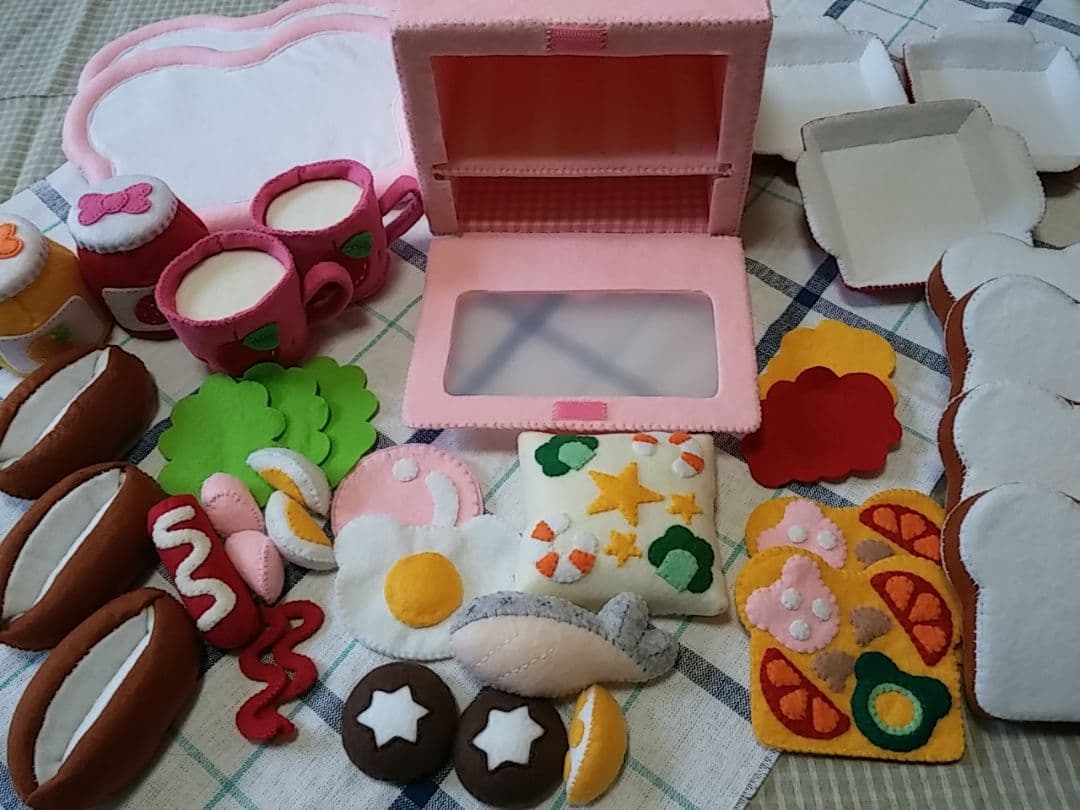 フェルトままごと トースターセット