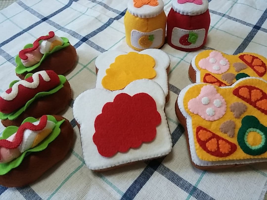 フェルトままごと トースターセット