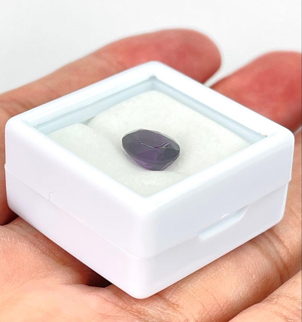 宝石ルース 『とても希少なカシャライ産！』天然カラーチェンジアメジスト ソ付