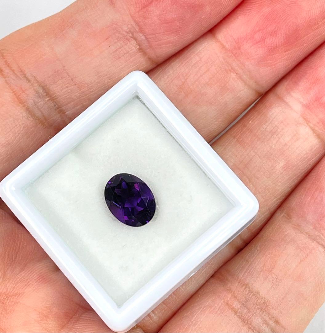 宝石ルース 『とても希少なカシャライ産！』天然カラーチェンジアメジスト ソ付