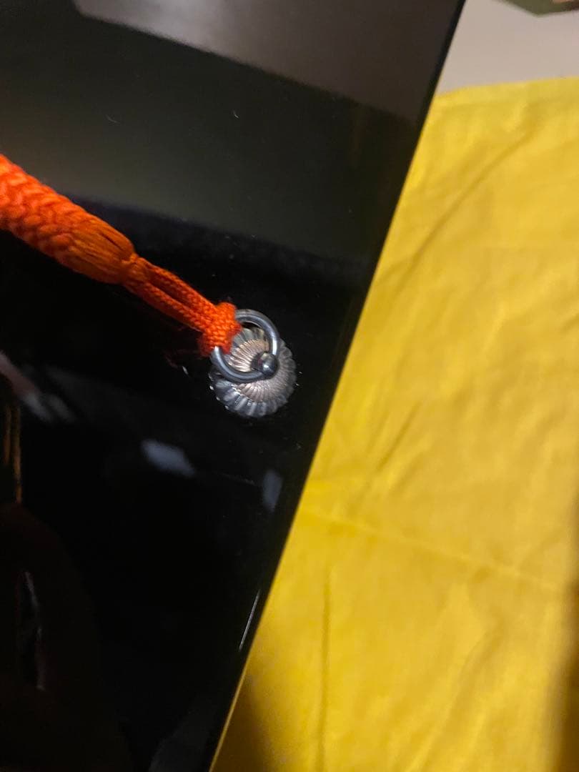 新品 保管品 輪島塗 慶塚漆器工房 定紋蒔絵 免状筥 文庫 共箱 黄色袋