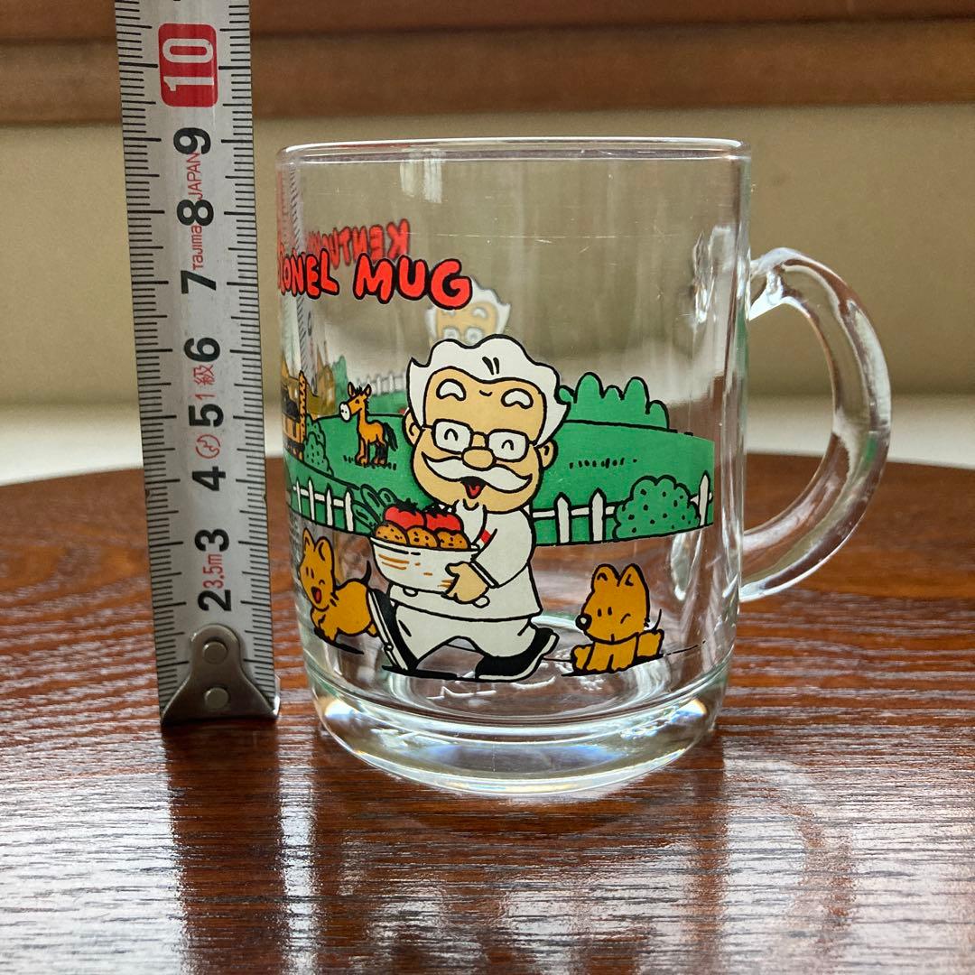 ケンタッキーフライドチキン レトロ グラスマグカップ KFC - メルカリ