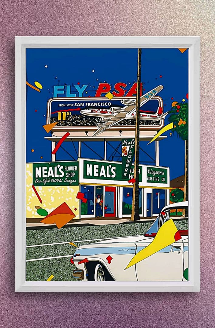 鈴木英人/山下達郎〖A4サイズ写真ポスターフレーム付き11点セット〗