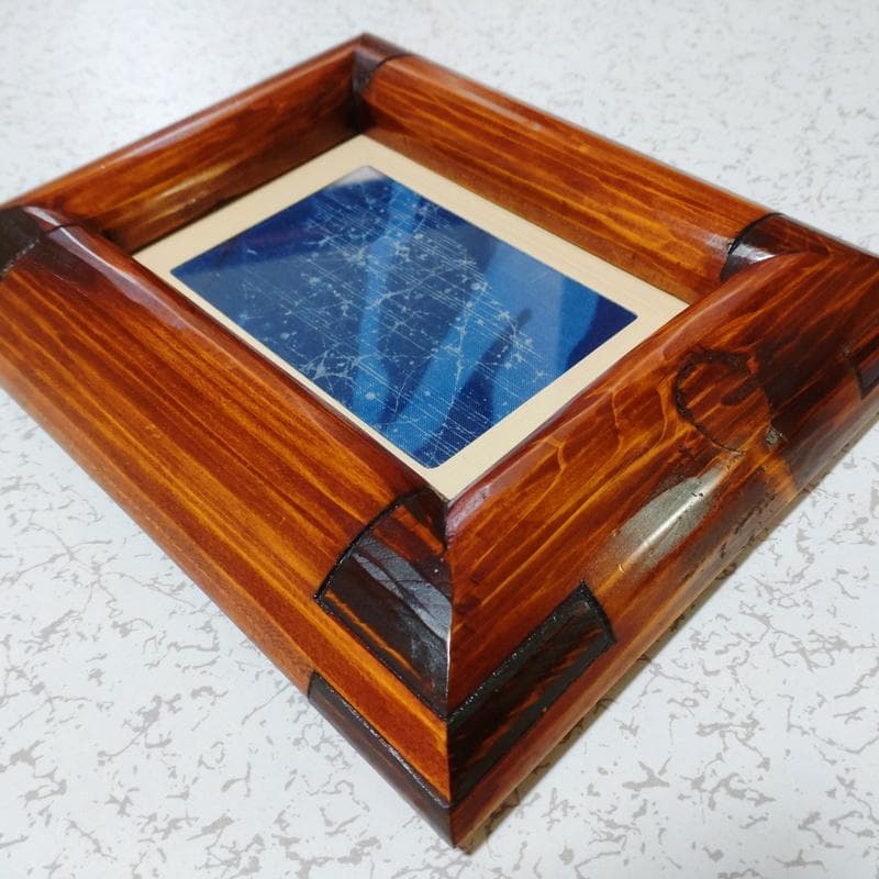 川口指物家具工房 フォトフレーム 重厚 和風 モダン 無垢 記念 クラシック