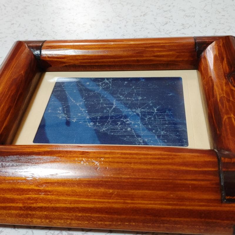 川口指物家具工房 フォトフレーム 重厚 和風 モダン 無垢 記念 クラシック