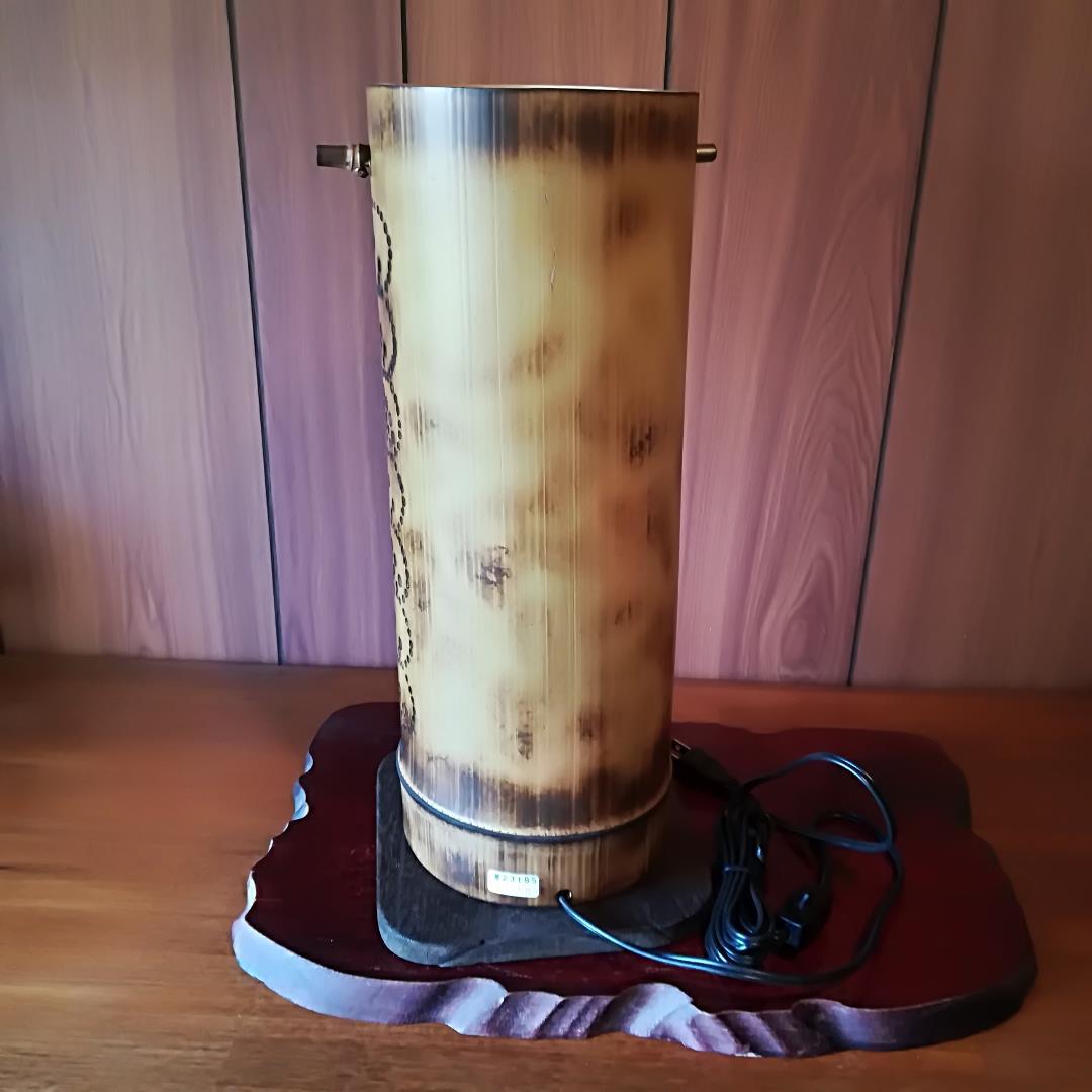 癒し灯火　竹行灯　No23185