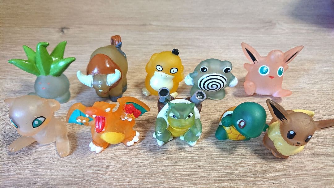 レア】ポケモンキッズ 初代 1996〜1997 クリア ソフビ 指人形 - メルカリ