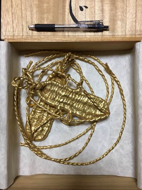 本純金箔の草鞋 (わらじ)