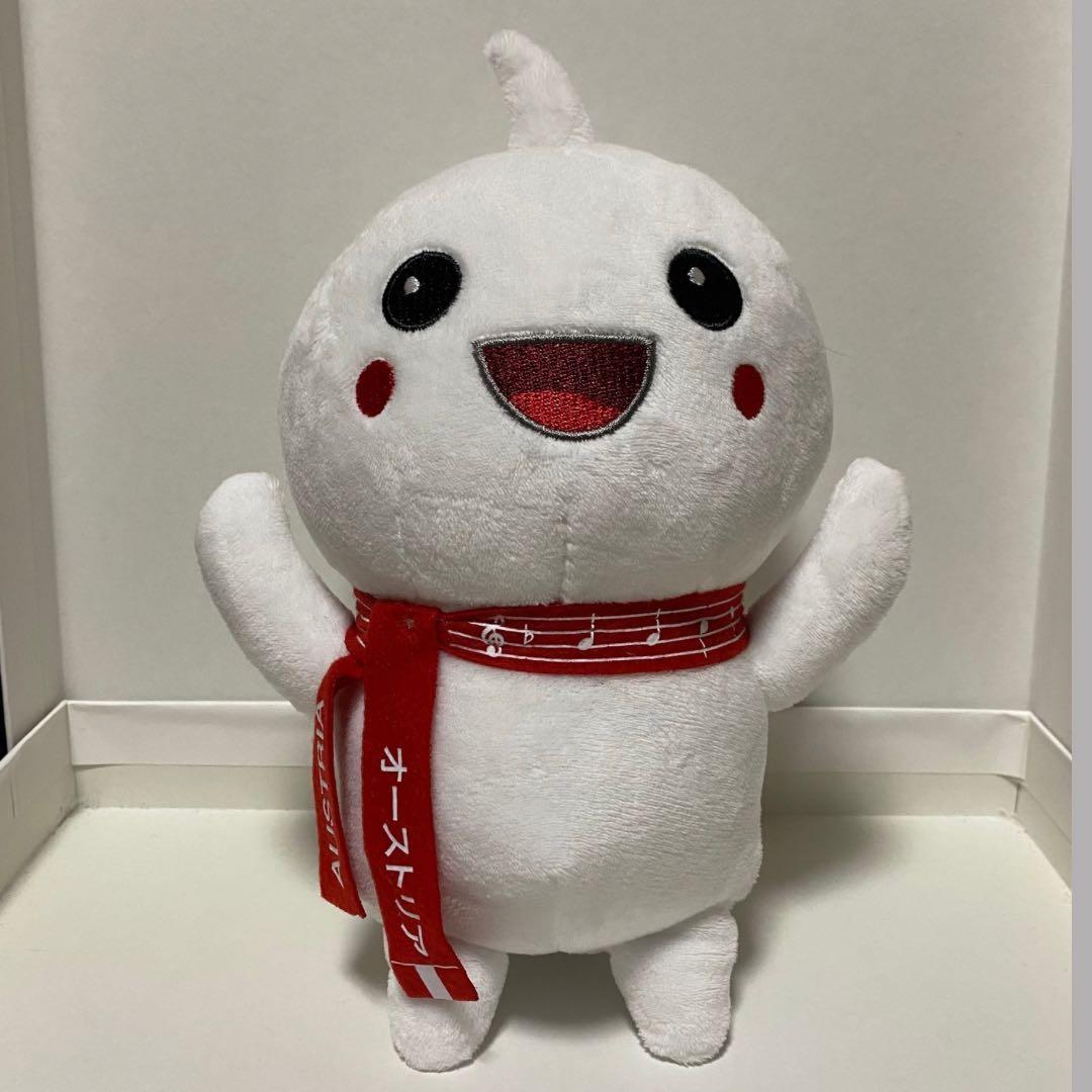 大阪万博 あかしろあかちゃん（ぬいぐるみ大） オーストリア館 - メルカリ