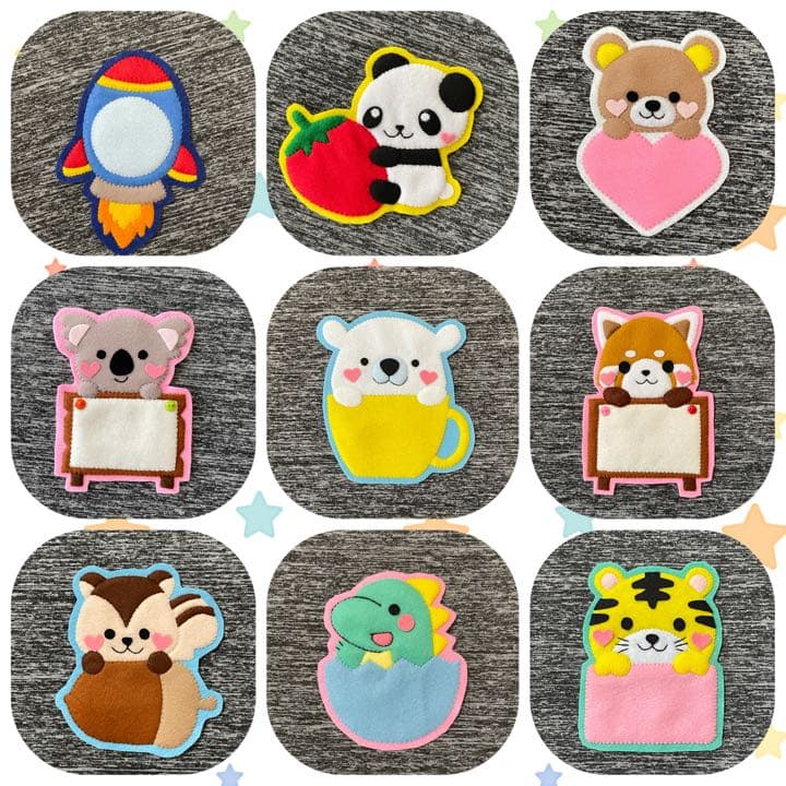 フェルト名札　ワッペン