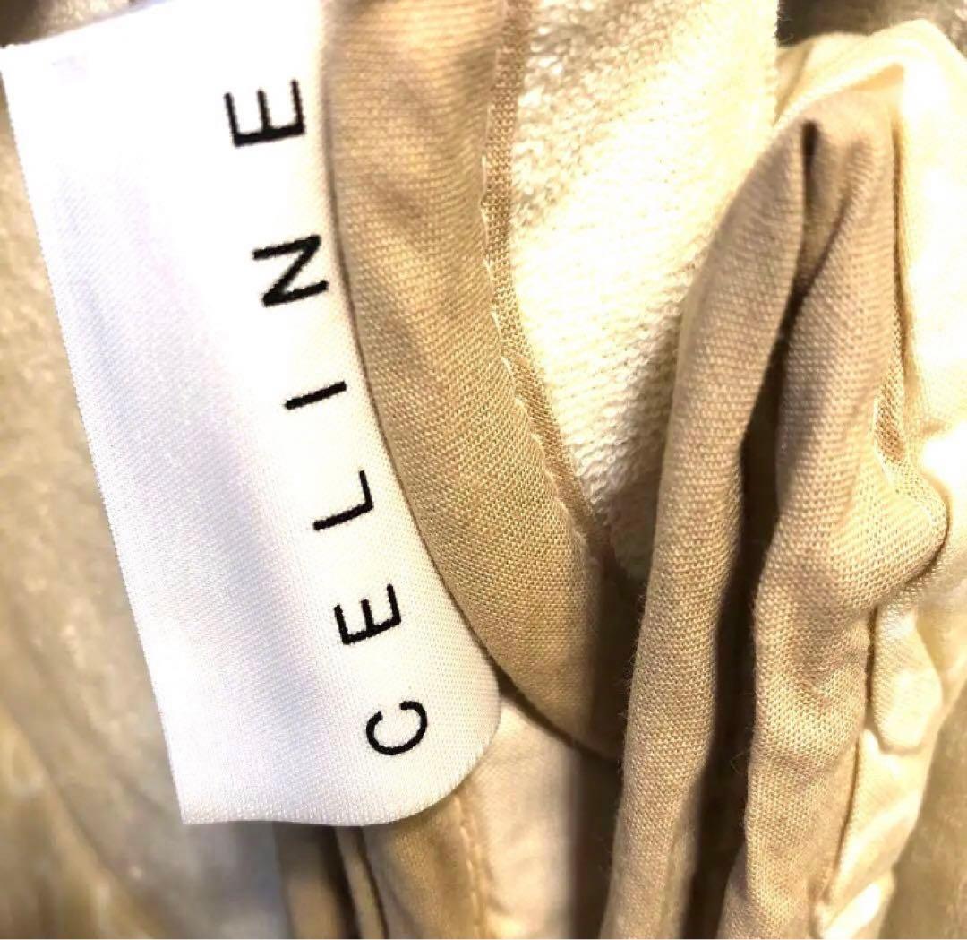 CELINE 掛け布団セット ベージュ　ブラウン　ペア　合繊肌掛けふとん