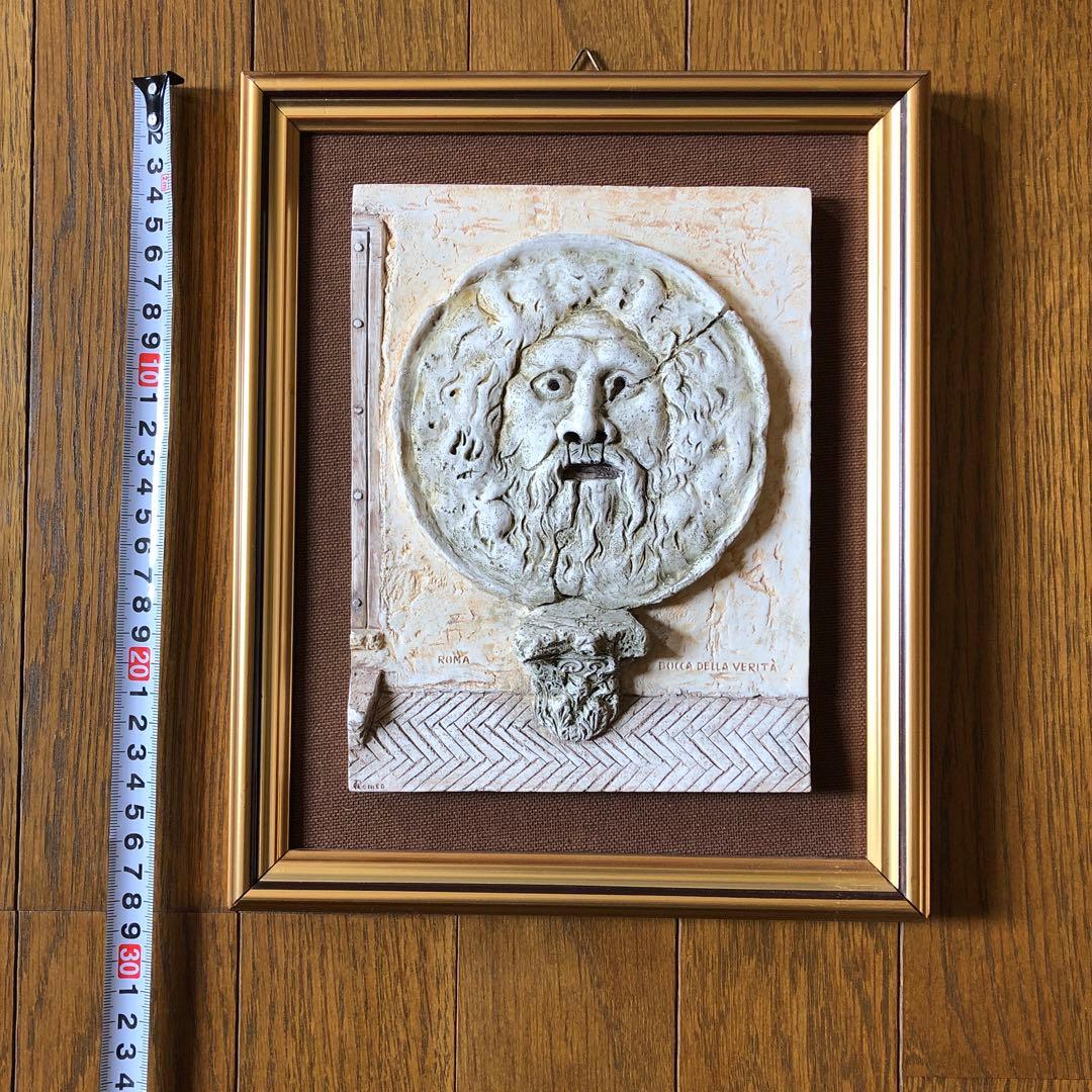 真実の口・額縁インテリア・アンティーク・レトロ・ローマの休日