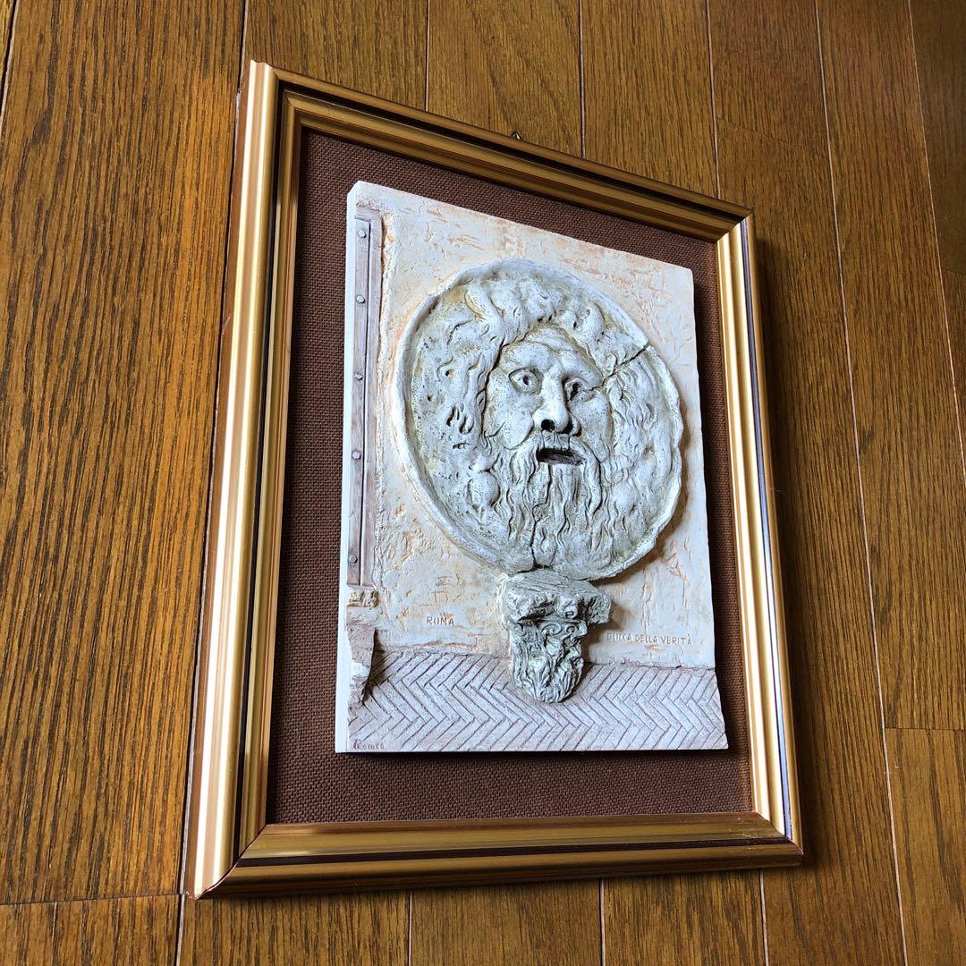 真実の口・額縁インテリア・アンティーク・レトロ・ローマの休日