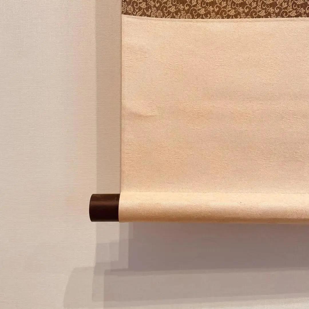 1199 精志 「四季花」 共箱 肉筆 絹本 日本画 掛軸