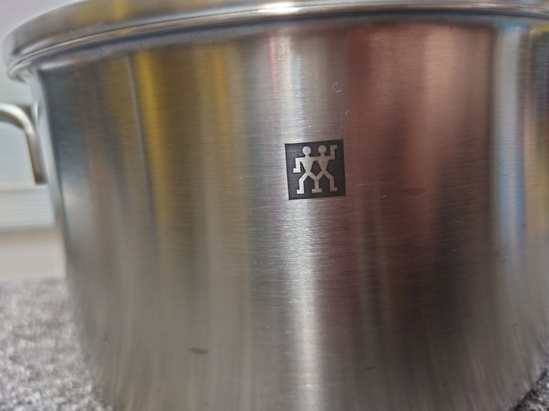 【新品未使用】ツヴェリング ストックポット 24cm 6L 蓋付き IH対応