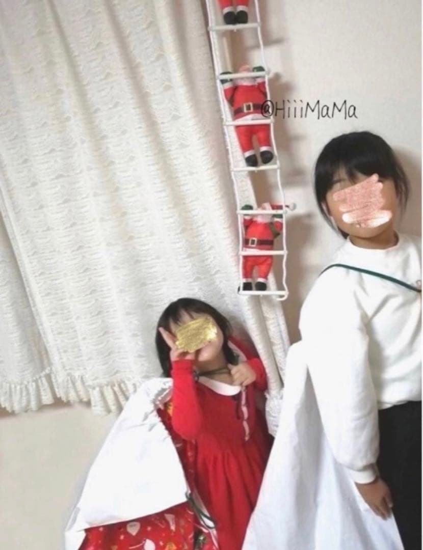 ⭕️クリスマス サンタ シンプル ツリー はしごのぼり サンタクロース Xmas