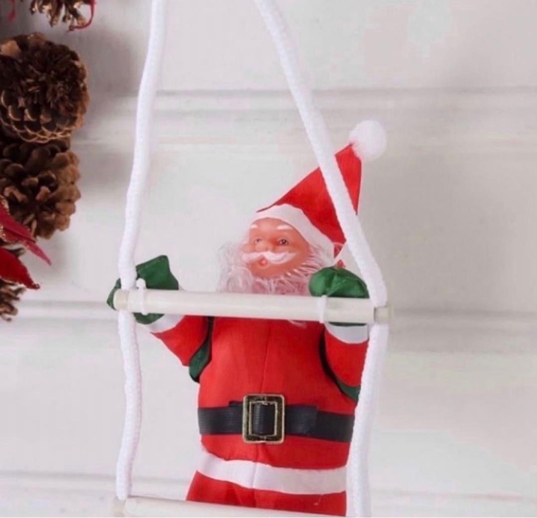 ⭕️クリスマス サンタ シンプル ツリー はしごのぼり サンタクロース Xmas