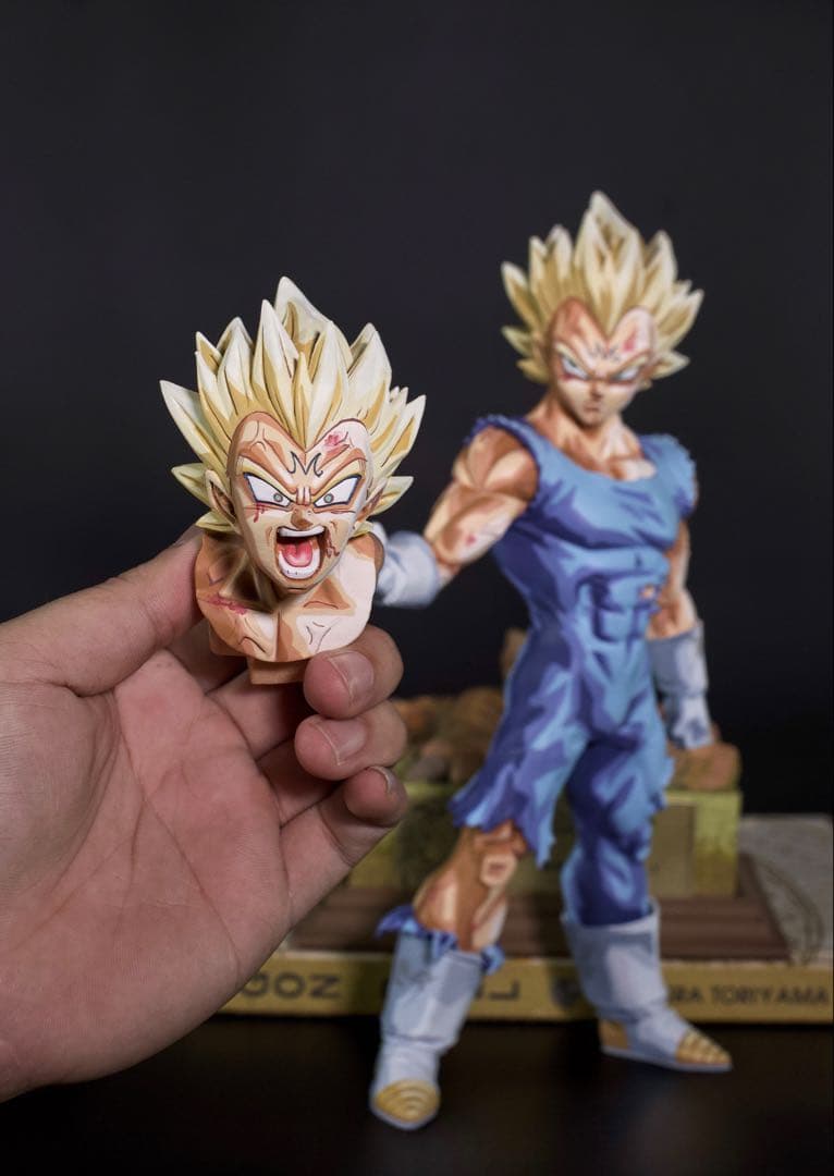 一番くじ　BATTLE OF WORLD C賞　魔人ベジータ　リペイント版