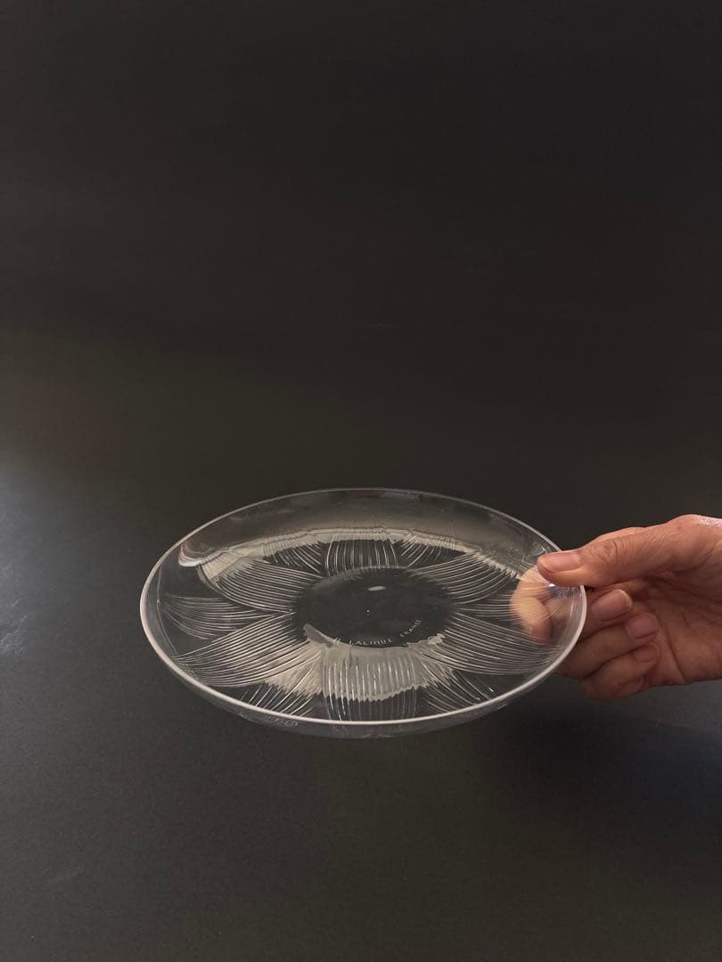 ルネ・ラリック　ロータス LOTUS 皿 , Rene-Lalique 1923