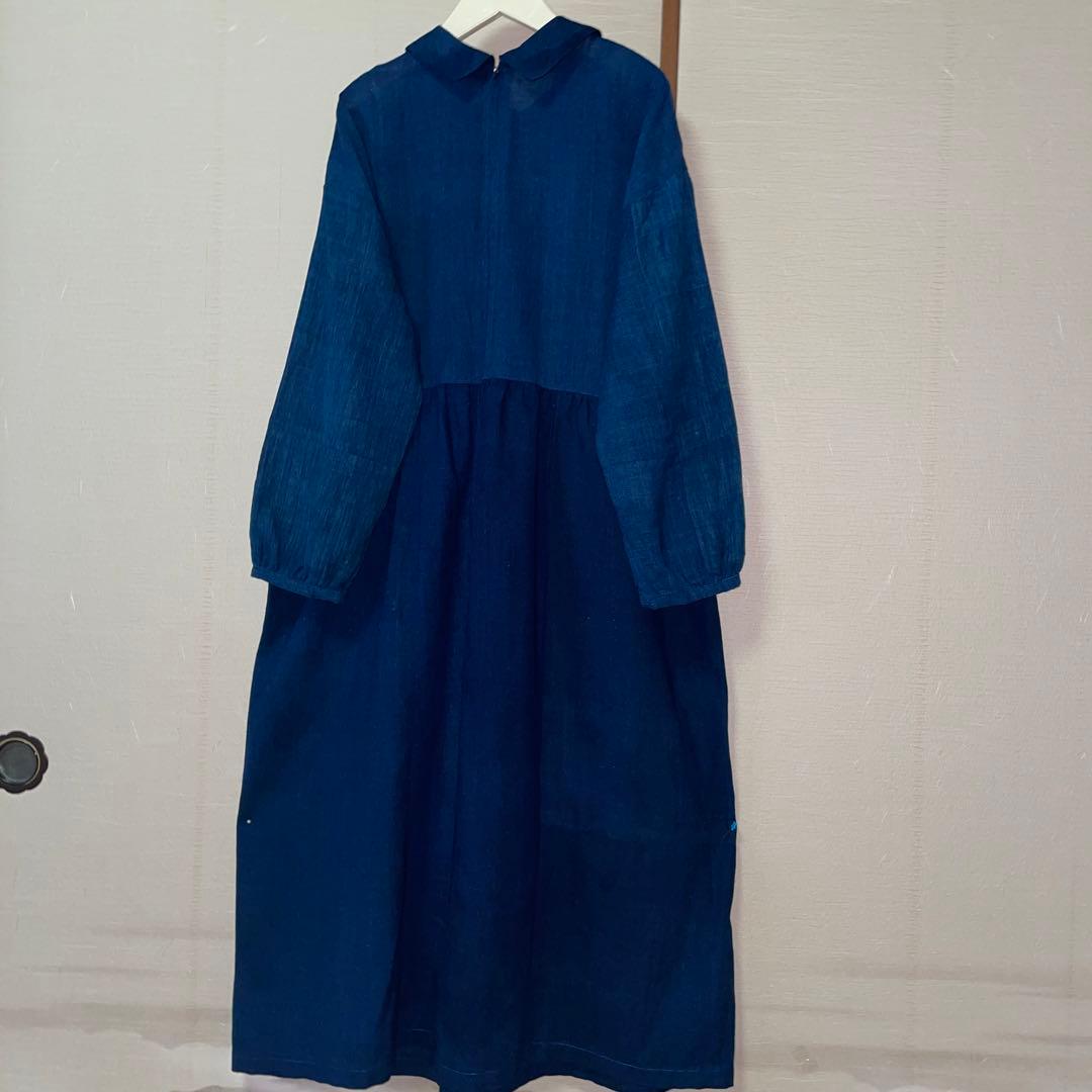 バジル　筒書きと無地絣