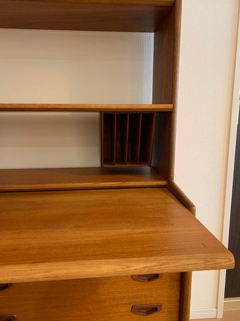 【ytx】オープンシェルフ　北欧ビンテージ　チーク　オーク コンビ