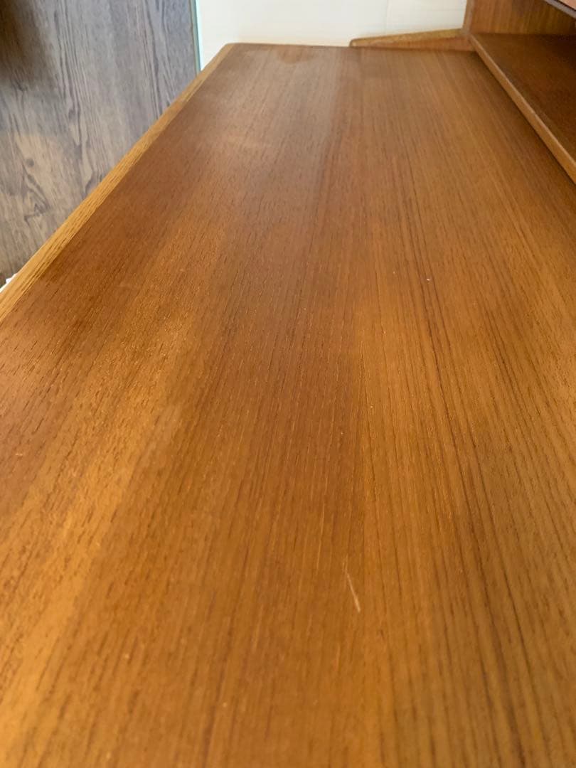 【ytx】オープンシェルフ　北欧ビンテージ　チーク　オーク コンビ