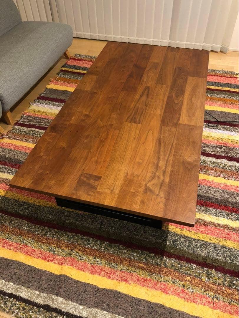 マスターウォール　モザイクリビングテーブル　オイル仕上げ　幅160cm