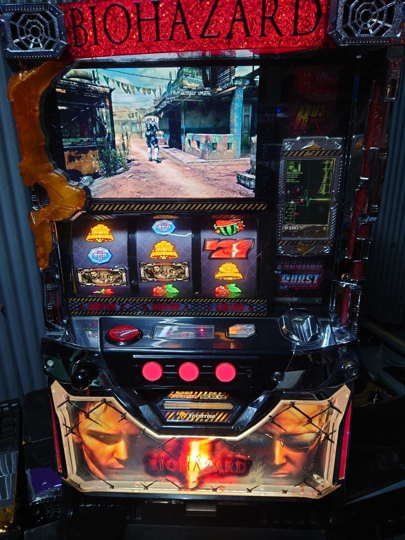 3817　パチスロ　実機　バイオハザード