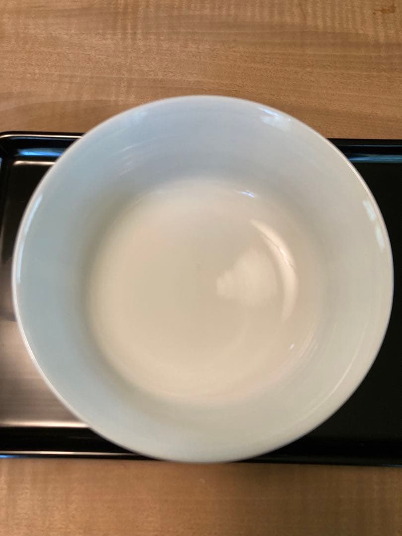 深川製磁　染錦割模様　手造飯碗　二客