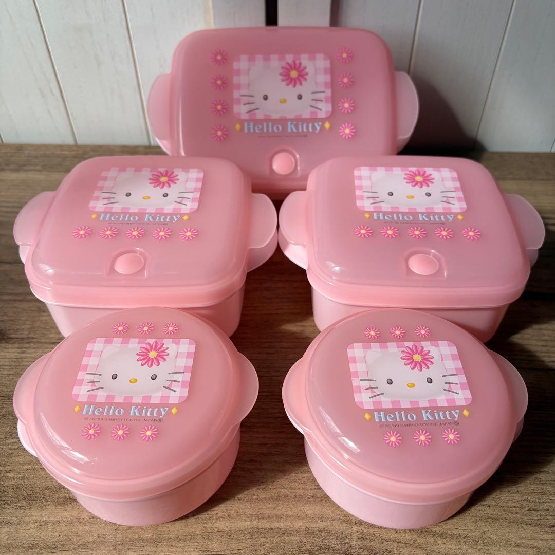 ハローキティ 調理器具　フライパン　秤　保存容器　ランチボックス　レトロ