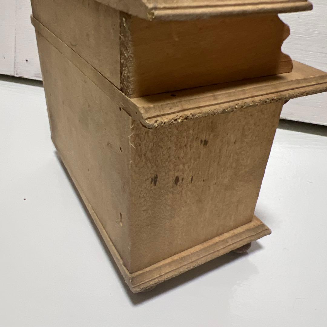 アンティーク　ミニチュアキャビネット