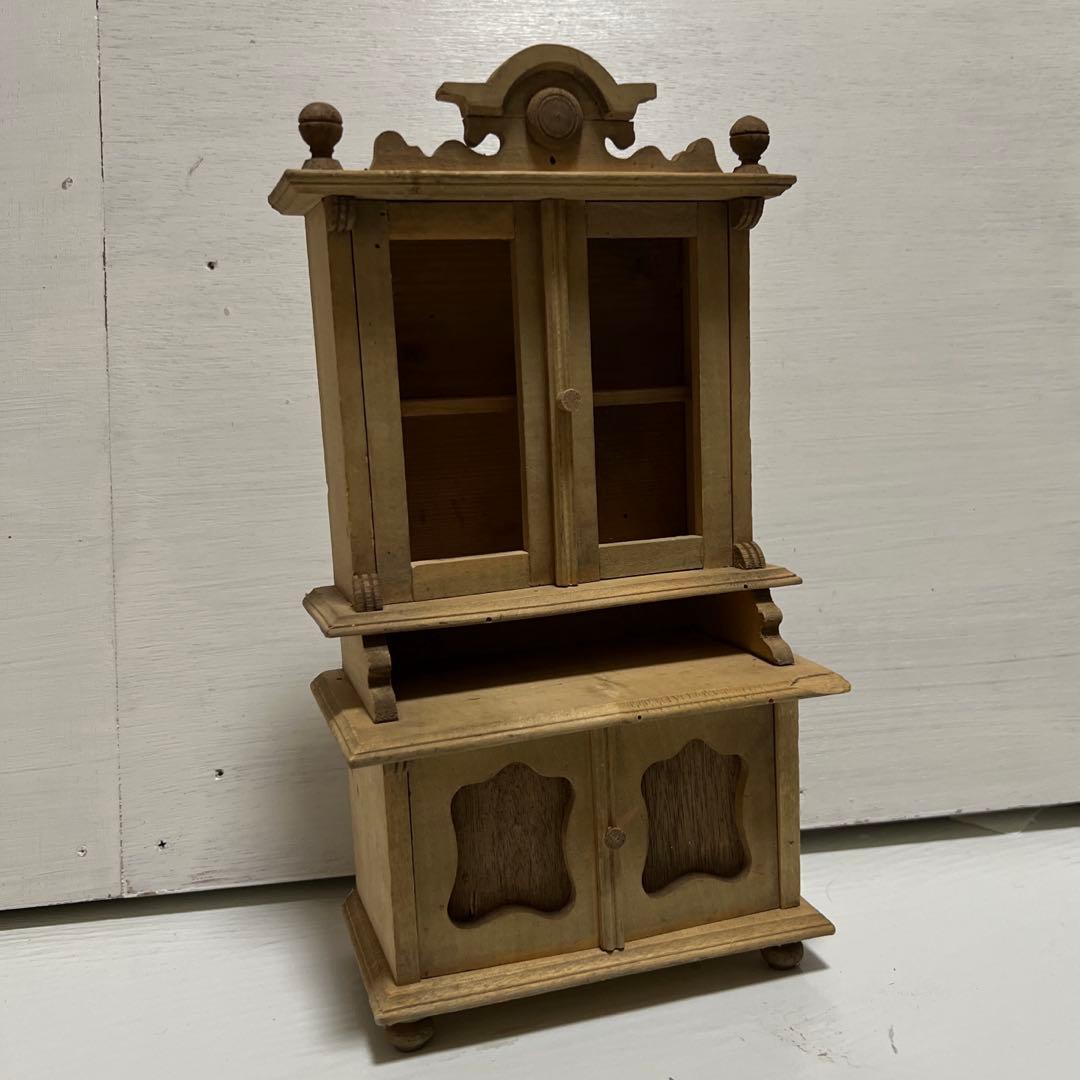 アンティーク　ミニチュアキャビネット