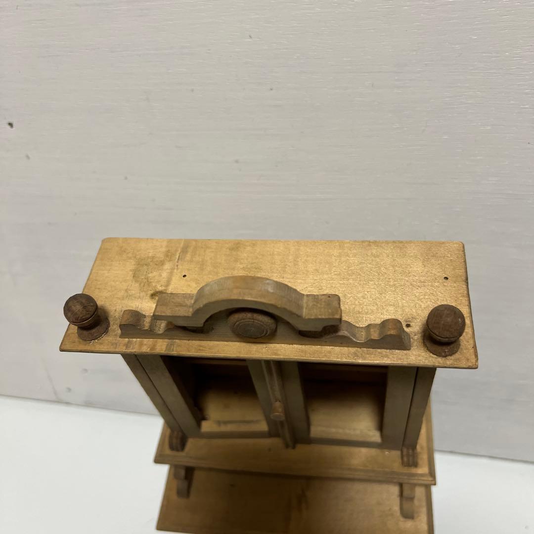 アンティーク　ミニチュアキャビネット