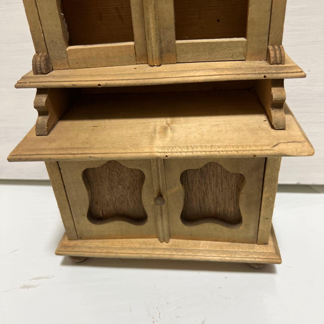 アンティーク　ミニチュアキャビネット