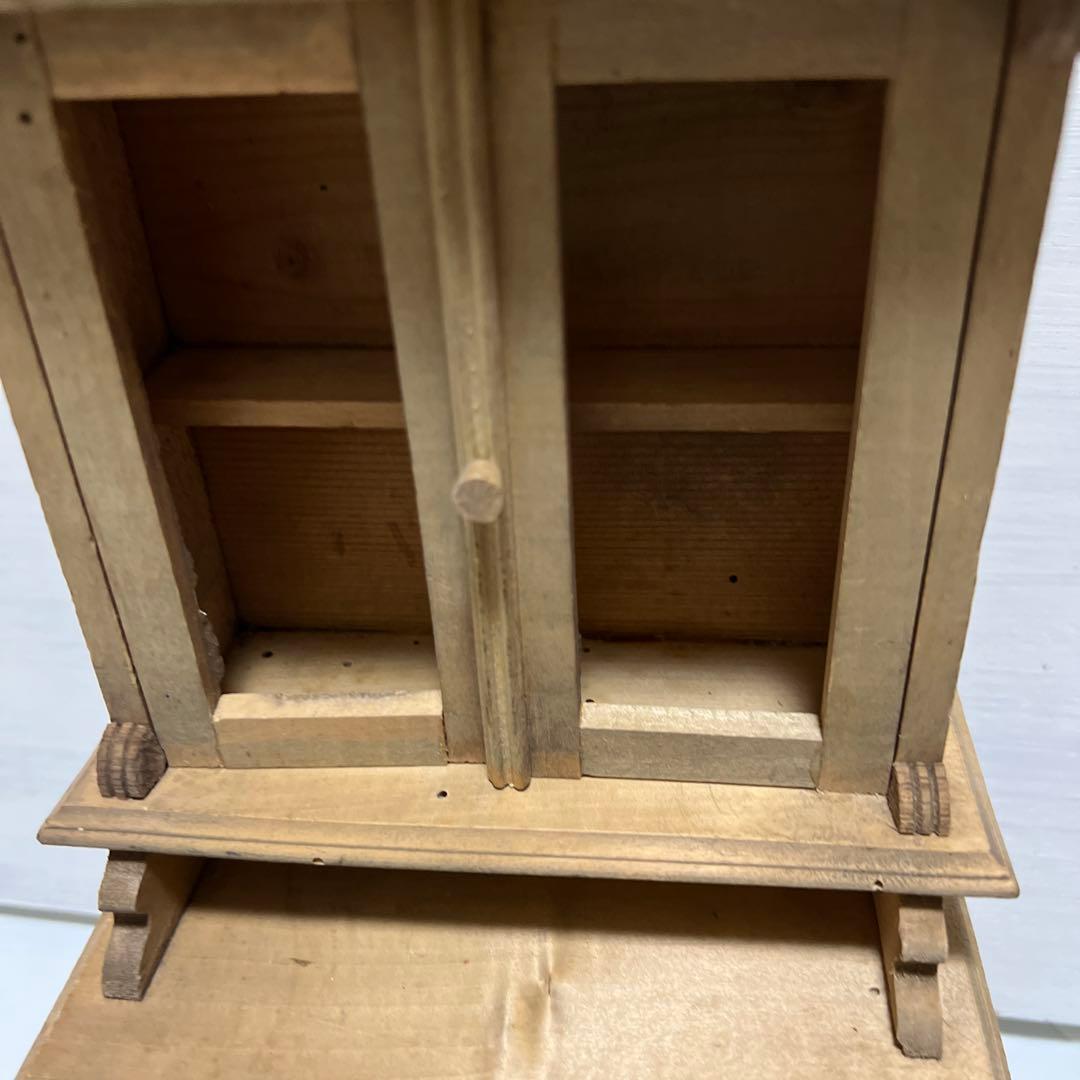 アンティーク　ミニチュアキャビネット