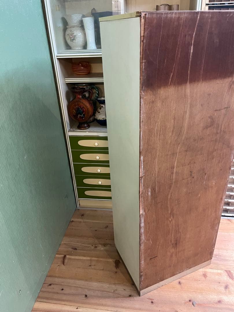 ミシン糸収納棚 ラック 昭和レトロ 当時物 インテリア ビンテージ 店舗さ什器