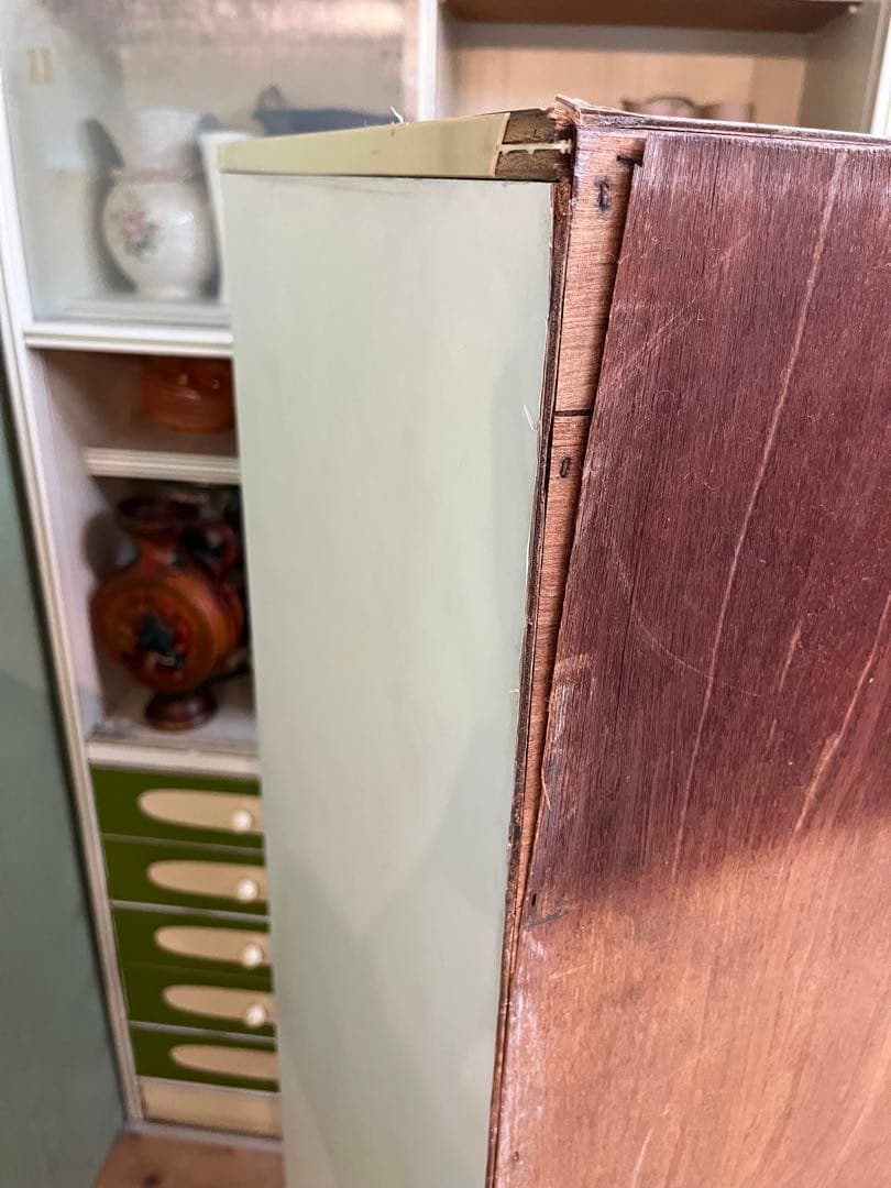 ミシン糸収納棚 ラック 昭和レトロ 当時物 インテリア ビンテージ 店舗さ什器