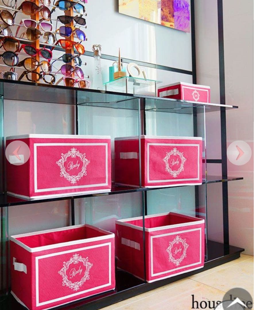 ★新品未開封★Rady折りたたみ収納ボックス ピンク3つセット