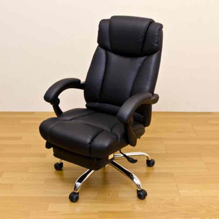 定価81000円 FIRST　フルフラットオフィスチェア　BK/BR