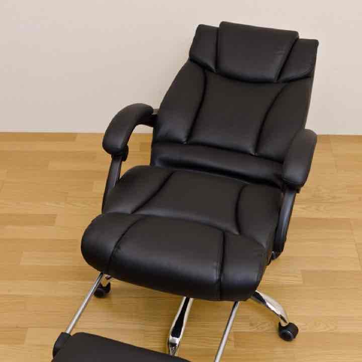 定価81000円 FIRST　フルフラットオフィスチェア　BK/BR