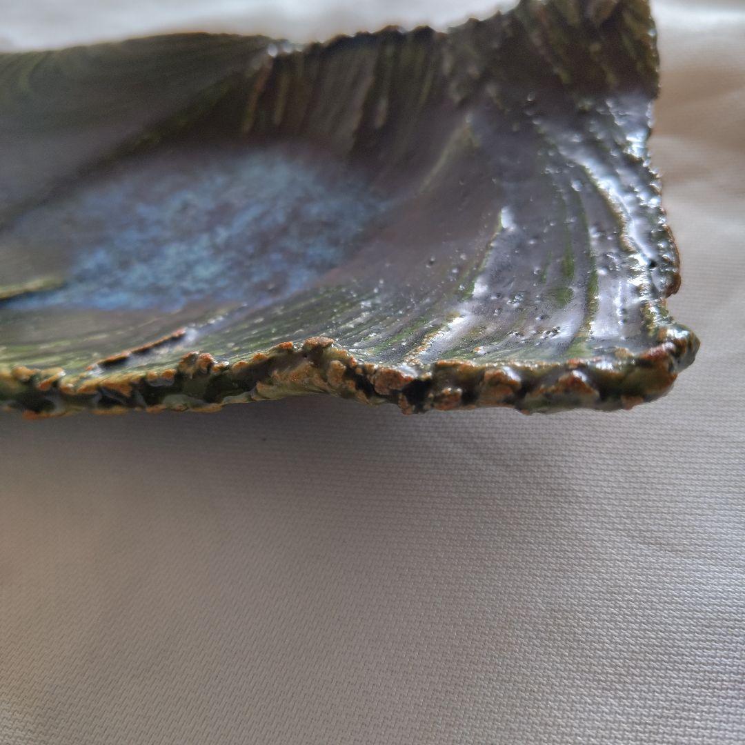 久岡冬彦 織部長皿 - メルカリ