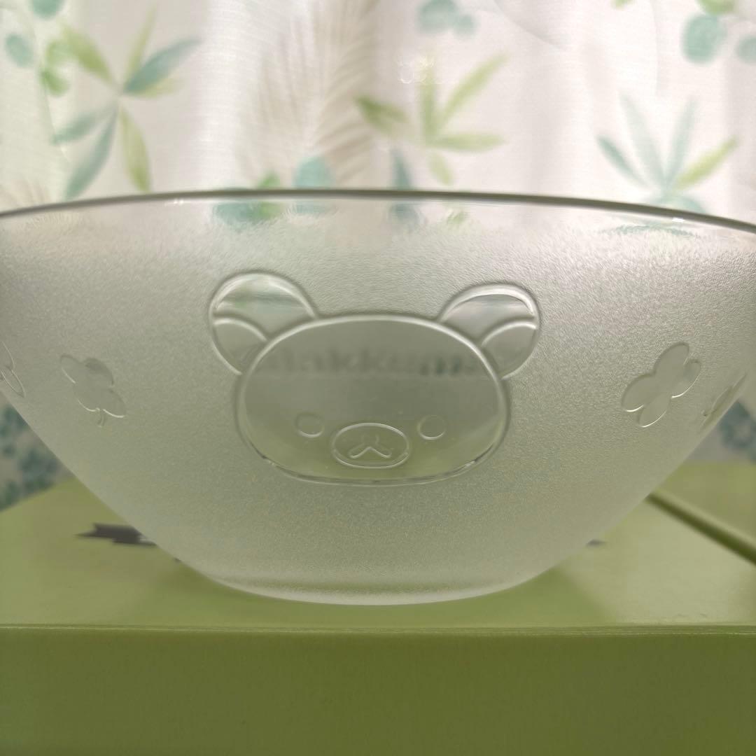 リラックマ/透明ガラスボウル/ガラス小鉢&グラス/からあげクンお皿/お