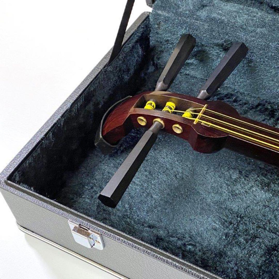 新品　三味線ケース 細棹 中棹用 丈夫でゆったり ハードケース 長唄 地唄 民謡