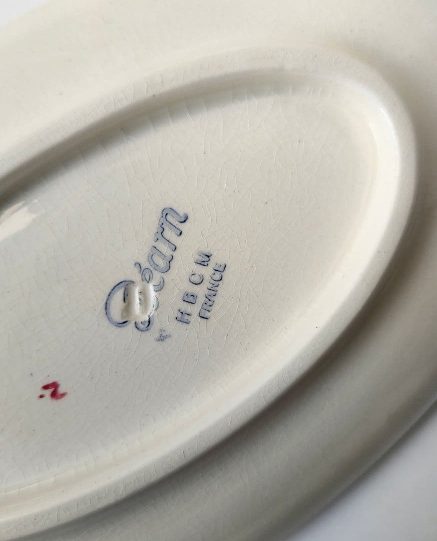 希少　美品　クレイユモントロー　Bearn　ravier フランスアンティーク