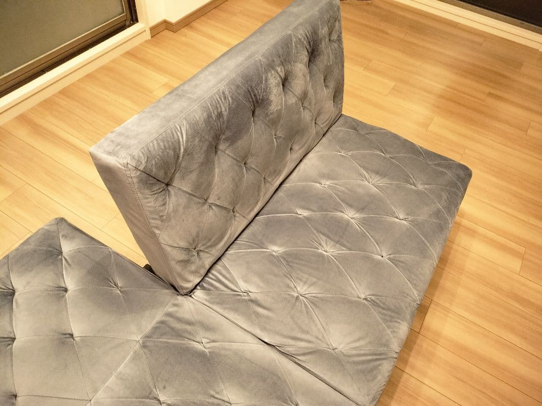 〈たなか〉【直接引渡の場合12000円引】LOWYA ベルベット調ソフ