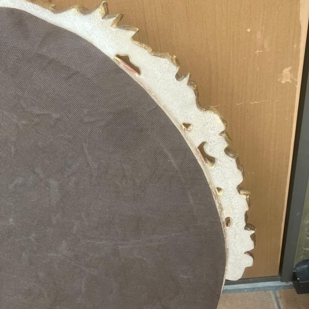 アンティークミラー 金彩色 イタリア製 ヴィンテージ 年代物 貴重品　ゴールド