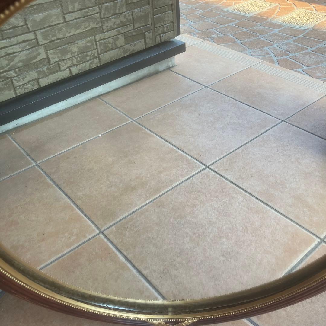 アンティークミラー 金彩色 イタリア製 ヴィンテージ 年代物 貴重品　ゴールド