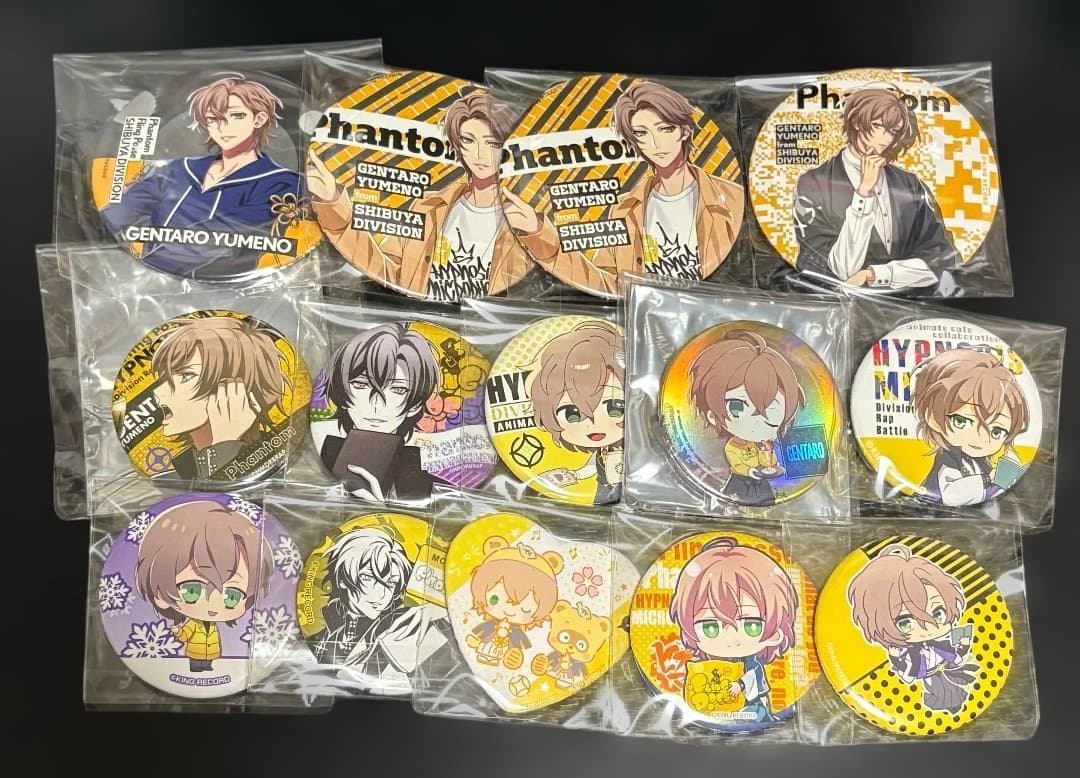 夢野幻太郎 まとめ売り 缶バッチ アクリルキーホルダー ラバー